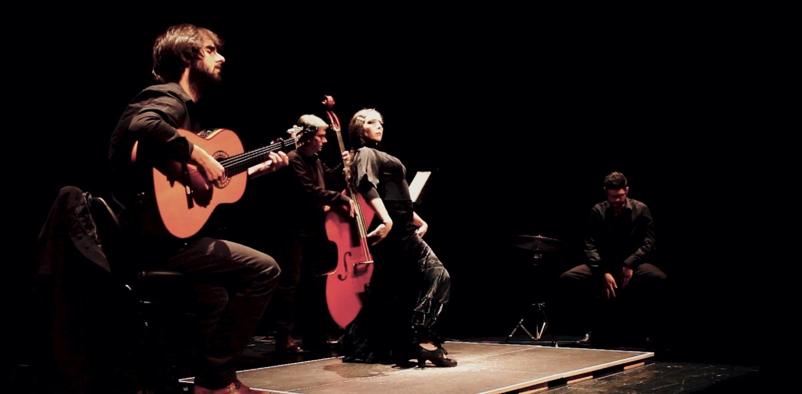 essai Spectacle de flamenco Minera Nueva au Théâtre de la Maison D'Elsa à Jarny, Meurthe-et-Moselle.